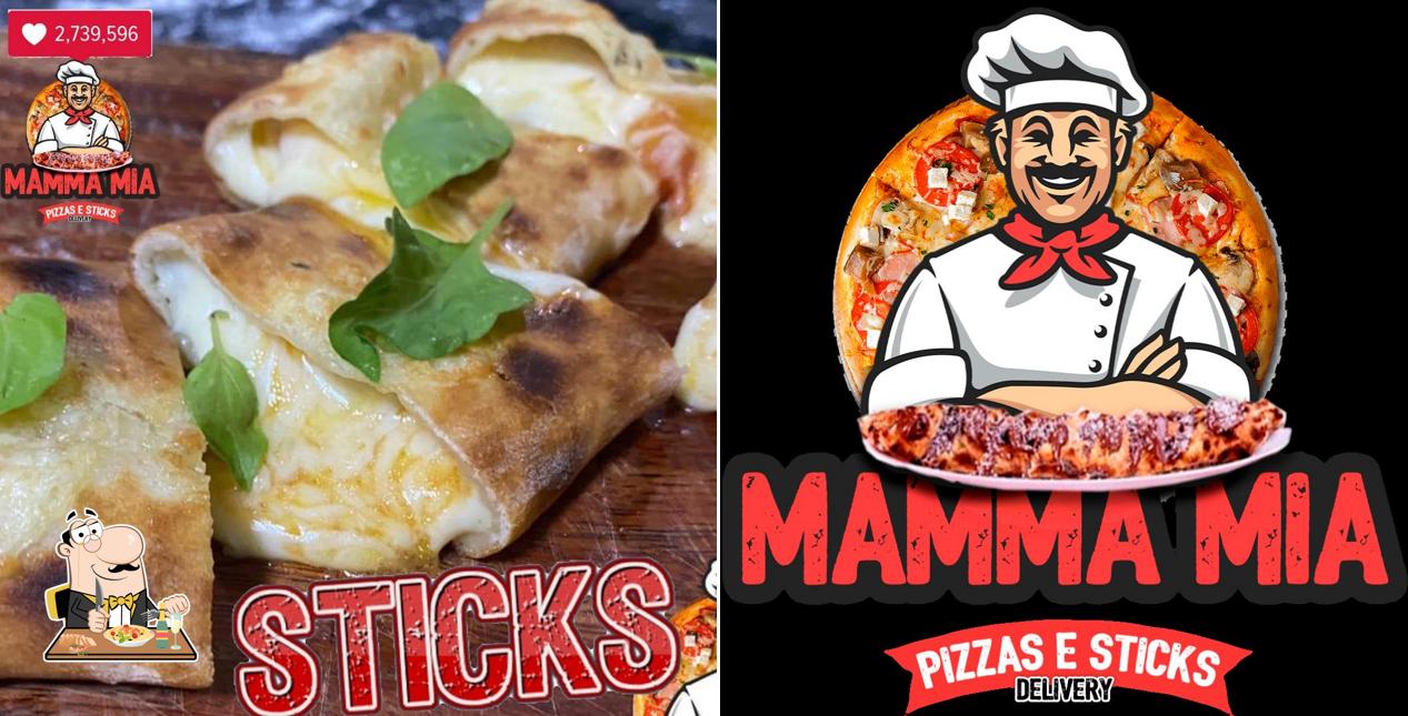Mamma Mia pizzas e sticks