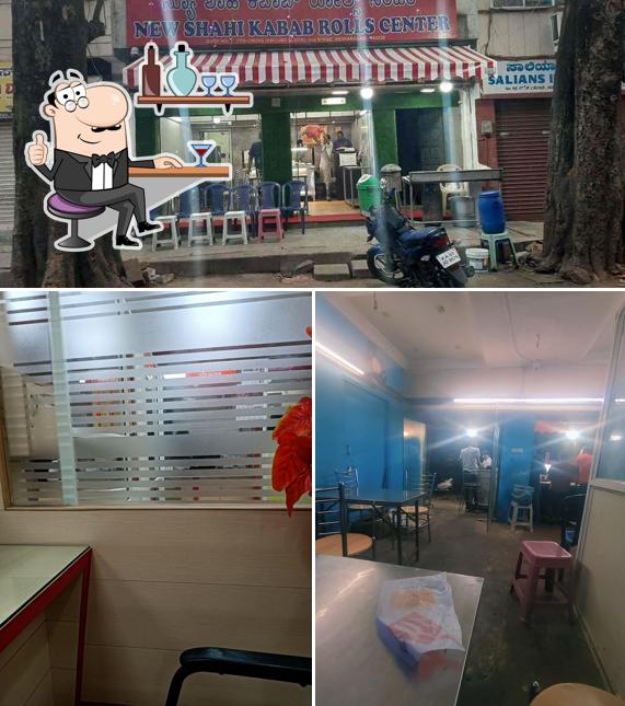 The interior of New SHAHI KABAB ROLLS CENTRE