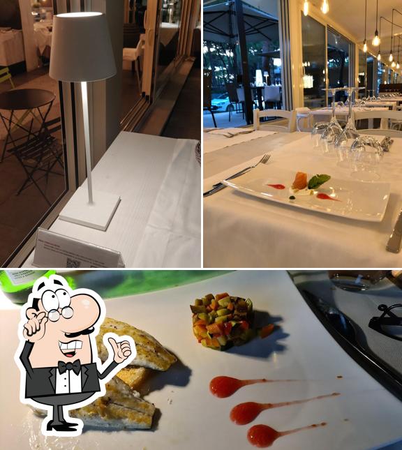 Guarda la foto che raffigura la interni e cibo di Terrazza Nove caffè & bistrot • Colazioni e Vera Cucina Romagnola