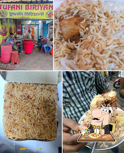 Meals at Tufani Biryani