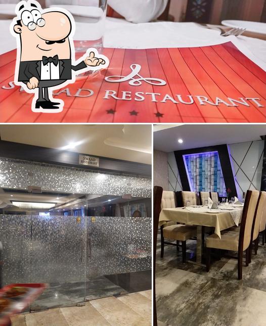 The interior of Swaad Restaurant