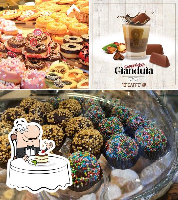 101CAFFE' propone un'ampia gamma di dolci