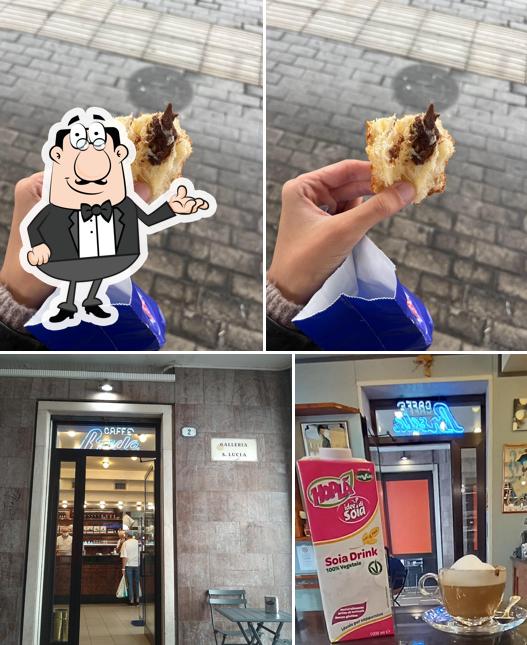 La interni e cibo del ristorante