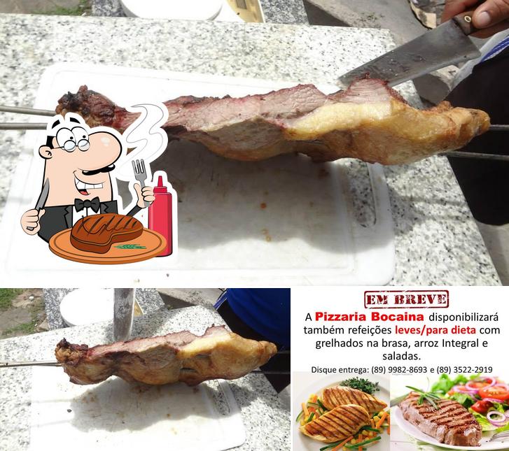 Peça refeições de carne no Bocaina Gastronomia