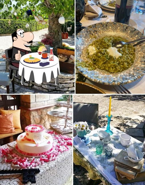 Piatto di formaggi al Agriturismo Fariello