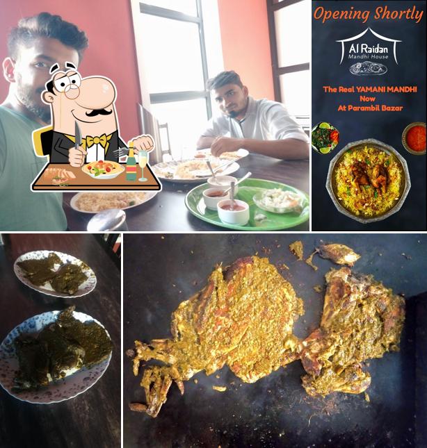 Food at Alraidan Mandhi House parambil bazar