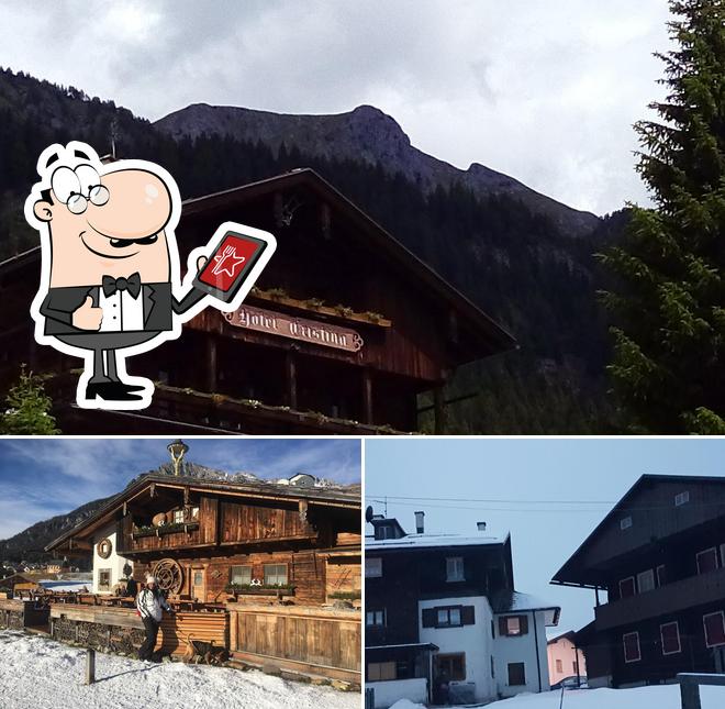Goditi la vista dagli esterni di Albergo Cristina Di Galler F. Snc