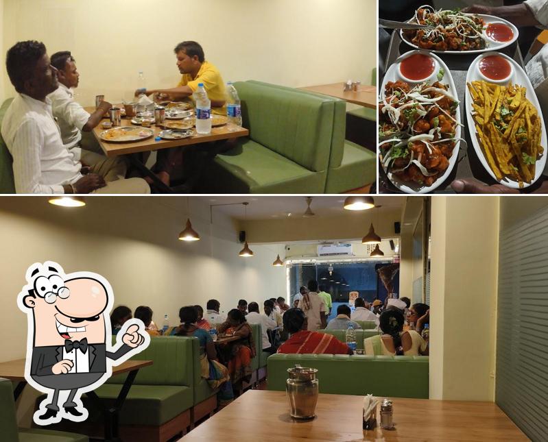 The interior of Pallavi Family restaurant