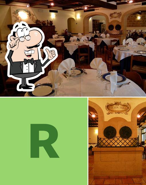 Gli interni di Ristorante La Vecchia Fonte, Hotel