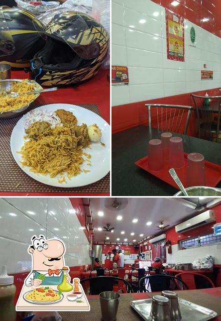 Meals at SS Hyderabad Biryani Parrys