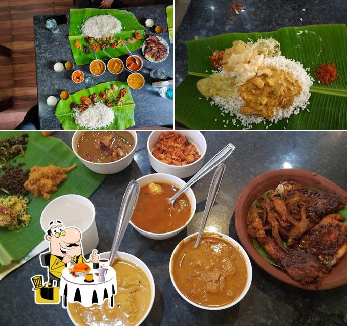 Food at Ambhika Hotel