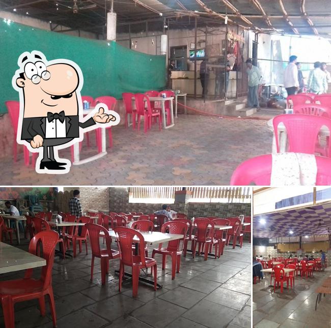 The interior of Baba Garden And Restaurant