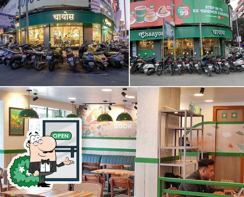 The photo of Chaayos Cafe at MG Road’s exterior and interior