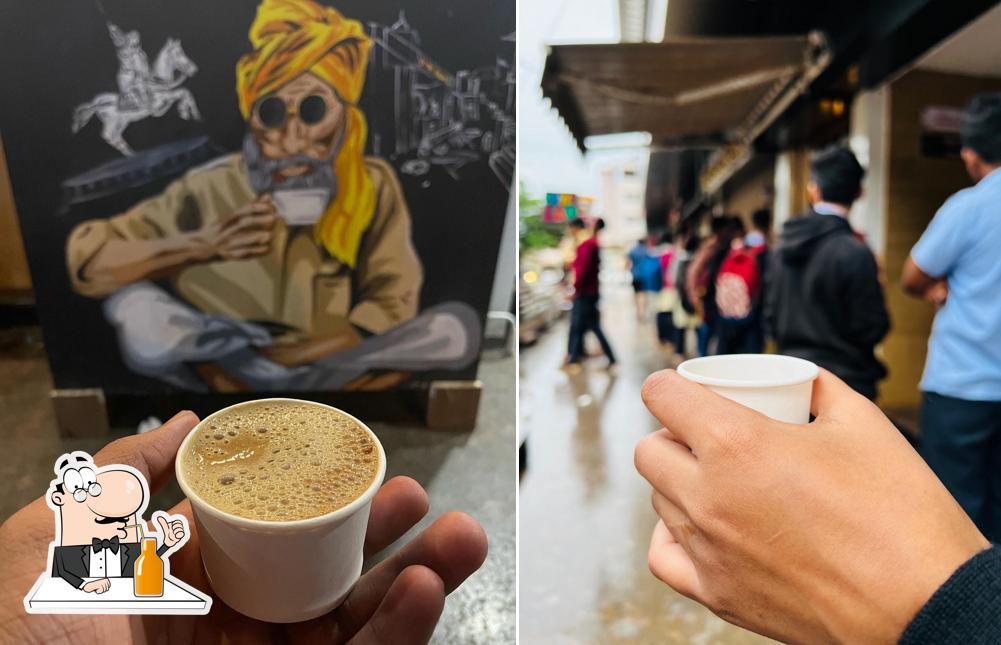 Check out different beverages available at Dun Dun's Chai Coffee