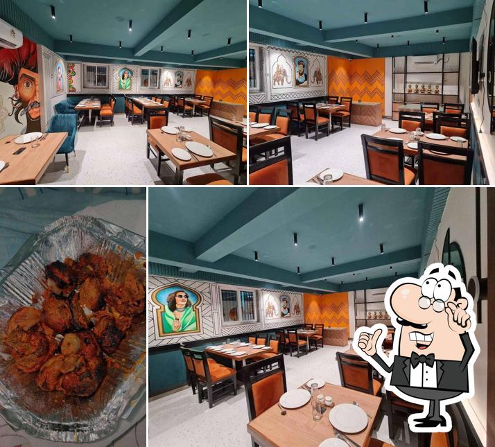 The interior of Pakwan - Pure Veg Family Restaurant