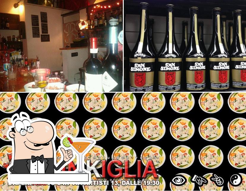 La bevanda e cibo del ristorante