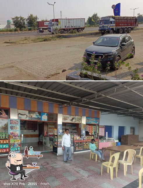 The interior of Baba Ramdev Rajasthani Family Restorent