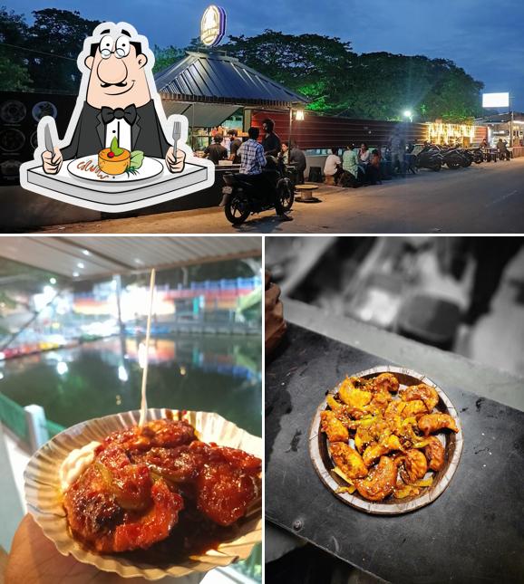 The restaurant's food and exterior