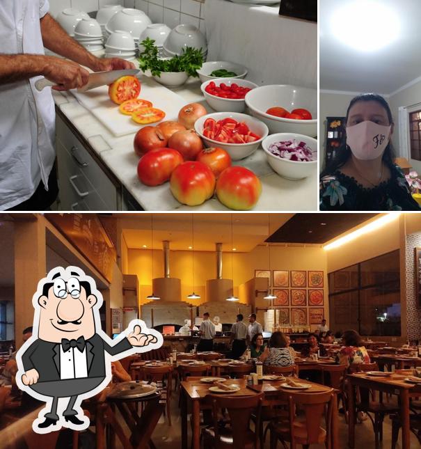 Veja imagens do interior do Donna Oliva Pizzaria