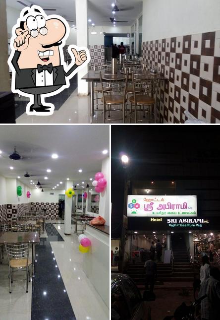 The interior of Hotel Sri Abirami Vadalur Vadalur