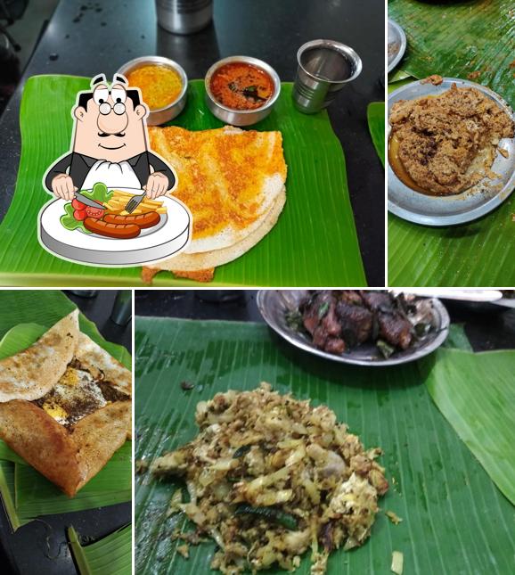 Food at Sri Ganapathy Military Hotel