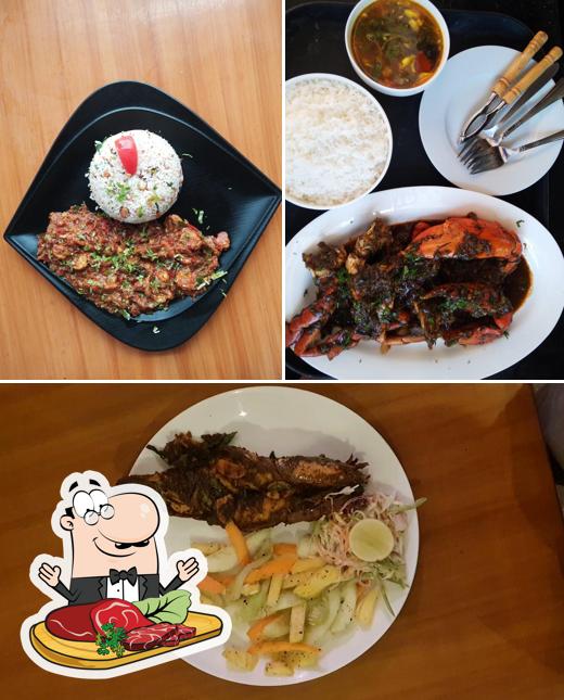 Pick meat dishes at Taacos Seafood Restaurant