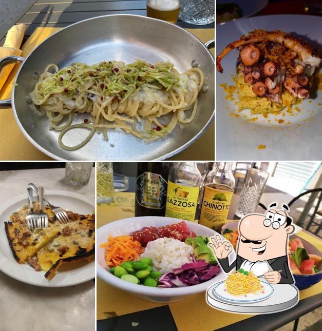 Spaghetti alla carbonara al U Papa Locanda Imperia