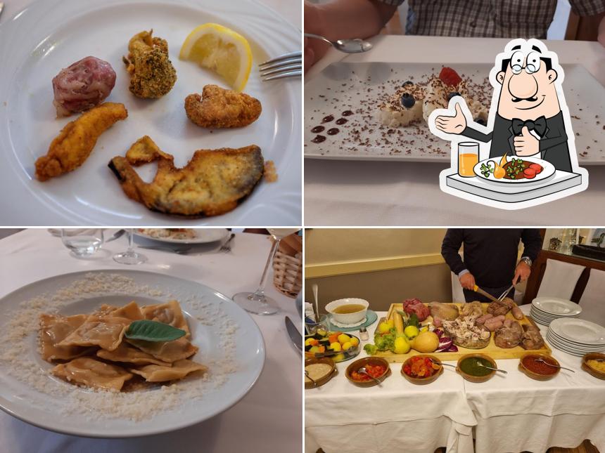 Cibo al Ristorante Antico Ca'd'gamba