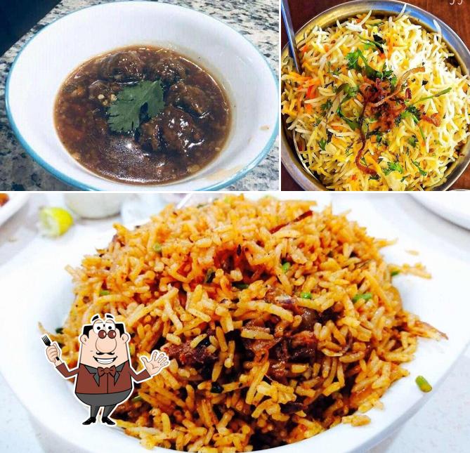 Food at Amber Restaurant