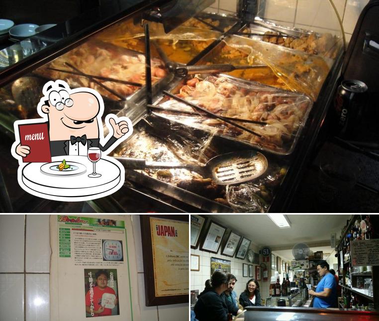 Platos en Bar Kintaro