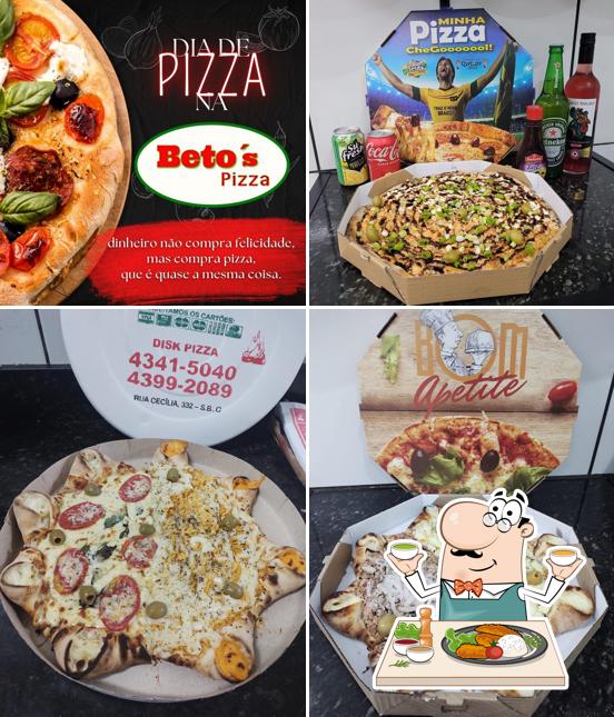 Platos en Beto's Pizza