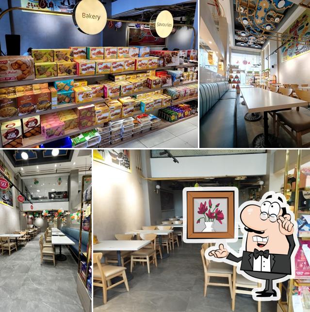 The interior of Bikanervala Vasundhara