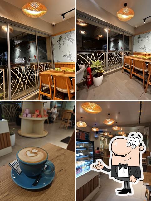 The interior of Blue Tokai Coffee Roasters New Excelsior Cinema, Fort