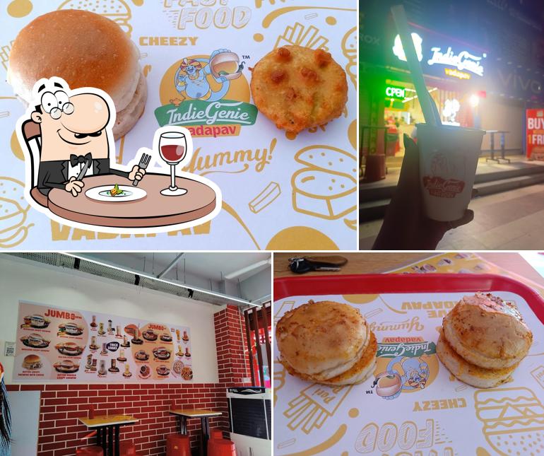Food at IndieGenie Vadapav Kudasan