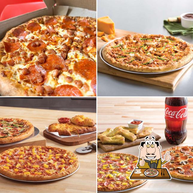 Essayez de nombreux types de pizzas