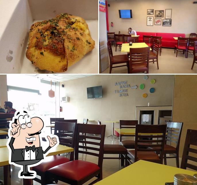 Among different things one can find interior and food at Domino's Pizza Hingna Naka, Nagpur