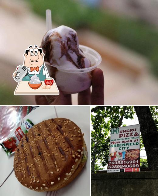 Hungru Pizza (Greenfield city) provides a range of sweet dishes