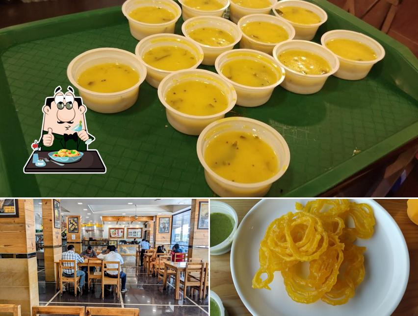 Check out the picture showing food and interior at Jay Jalaram Khaman House