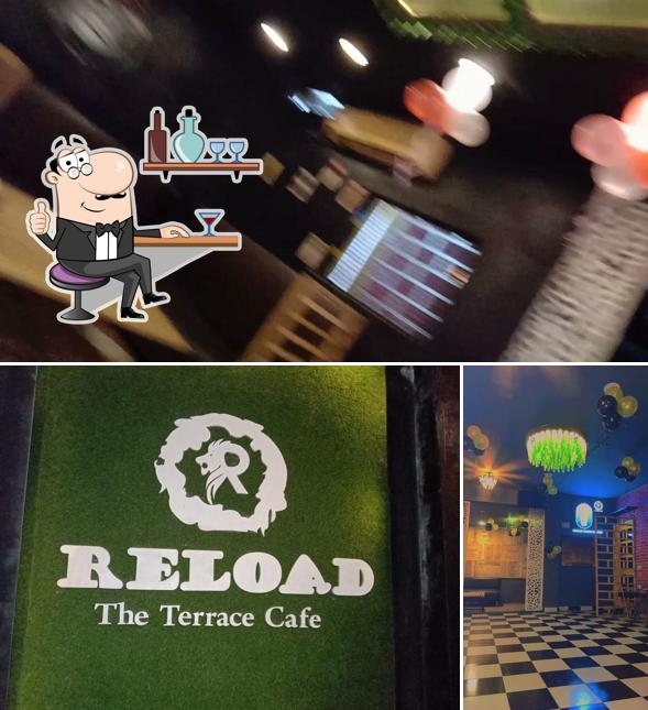 The interior of Reload the tarrece cafe