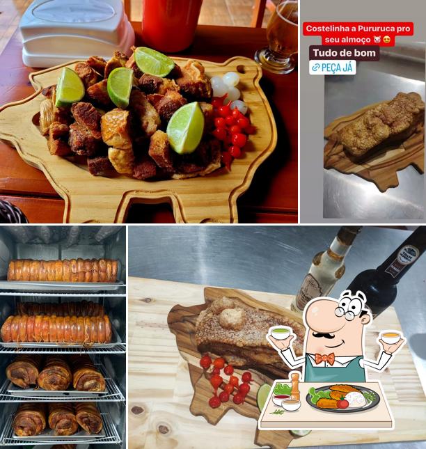 Comida em Torresmo de Rolo e Petiscaria Dona Angela