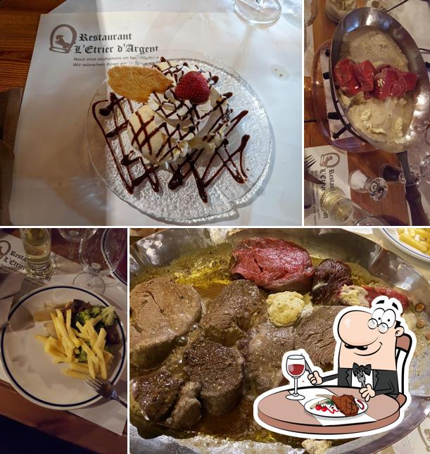 Costolette al Restaurant l'Etrier d'Argent