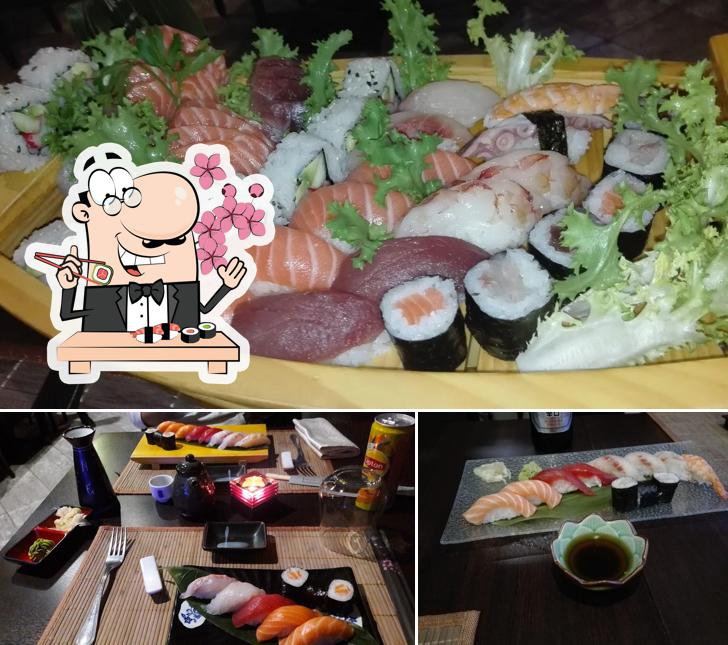 Prenditi le varie opzioni di sushi