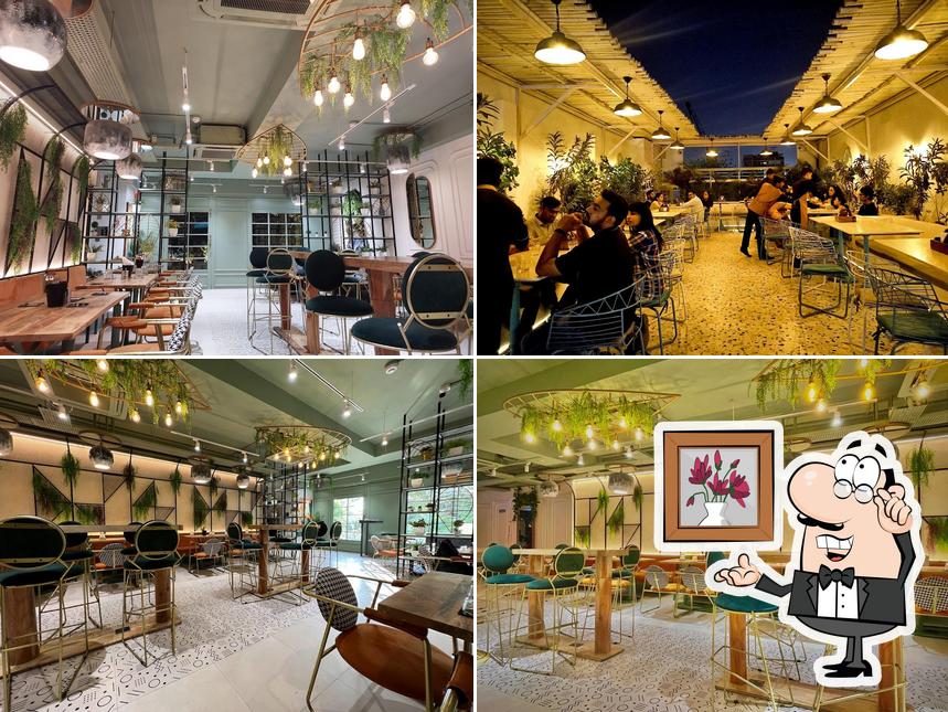Check out how The House of Makeba – Veg Restaurant in SBR Ahmedabad looks inside