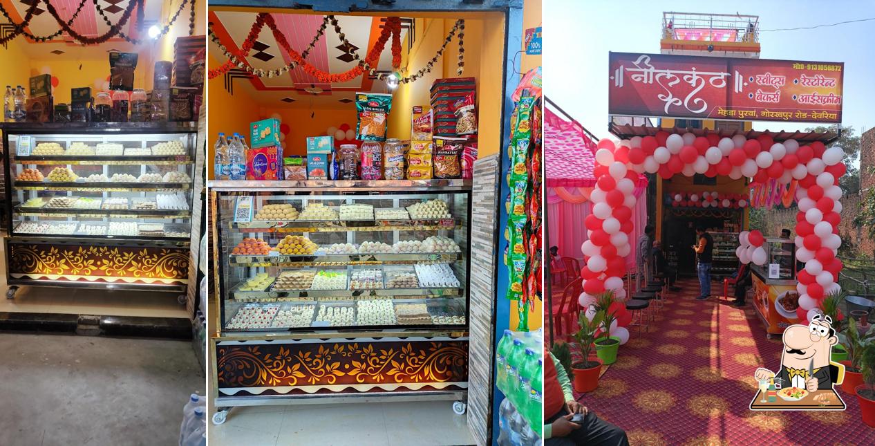 Food at Neelkanth sweets and restaurant