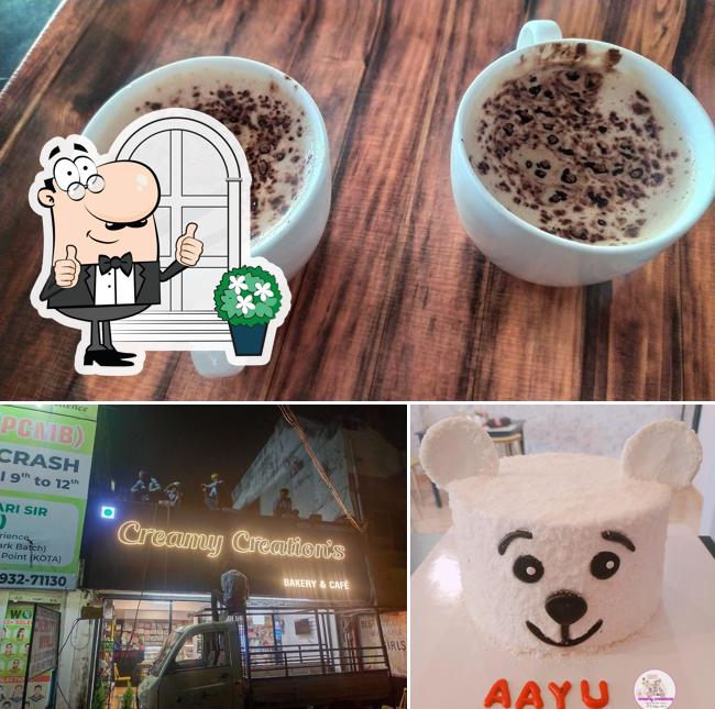 The photo of Creamy creations’s exterior and beverage