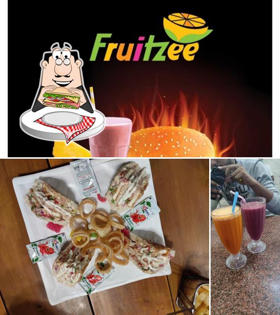 Club sandwich at Fruitzee