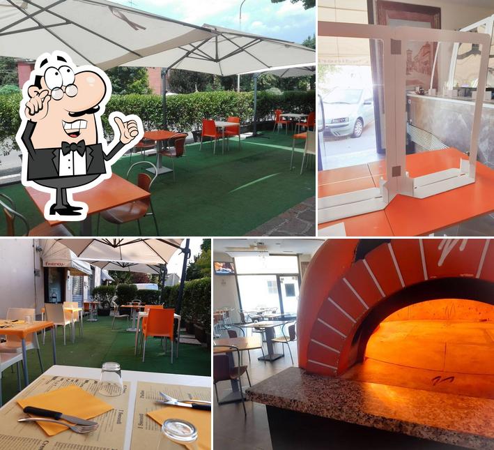 Gli interni di Pizzorantino Friends Spilamberto