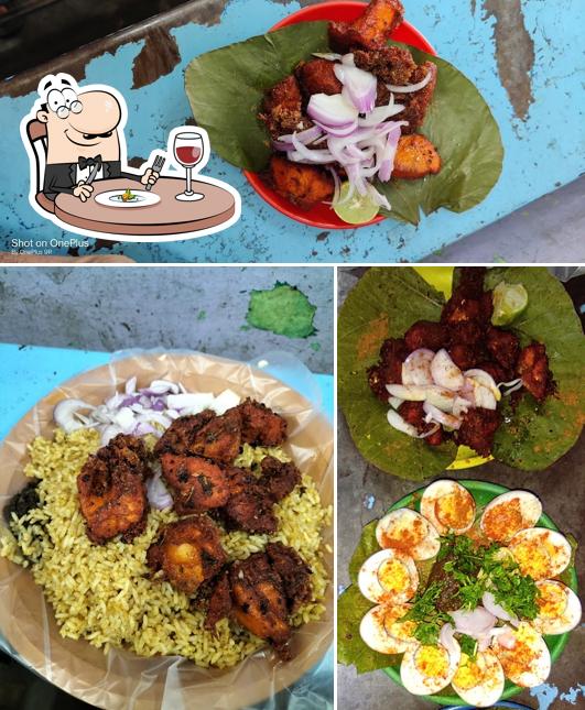 Food at Roshan kabab center