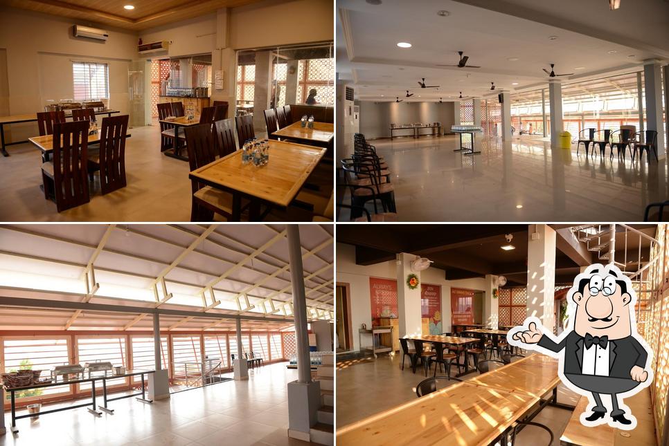 The interior of Vasudev Adiga's Pure Veg Restaurant