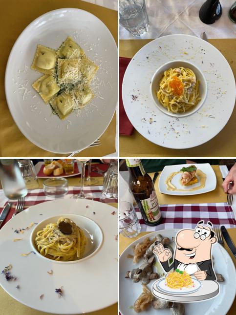 Spaghetti alla carbonara al Ristorante La Taverna del Borgo - Gardone Riviera (bs)